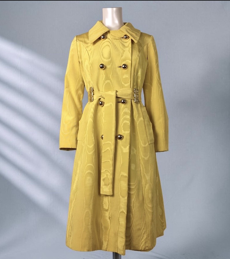 Vintage 1960s Moire Coat